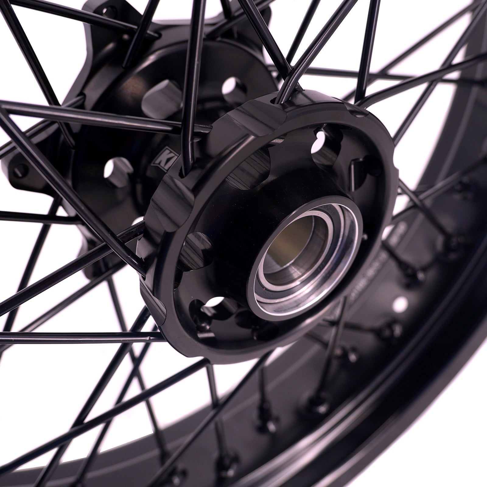 KKE 3.5*17'' & 4.25*17'' Supermoto Wheels Rims Fit STARK VARG MX EX Electric Dirt Bike All Black - Pinned Electric