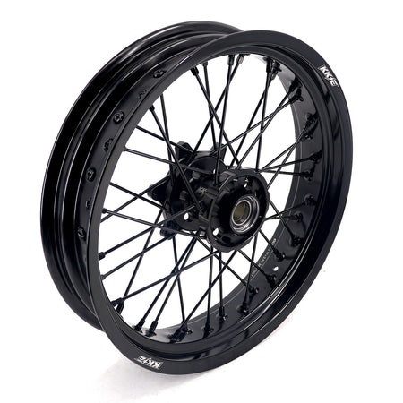 KKE 3.5*17'' & 4.25*17'' Supermoto Wheels Rims Fit STARK VARG MX EX Electric Dirt Bike All Black - Pinned Electric