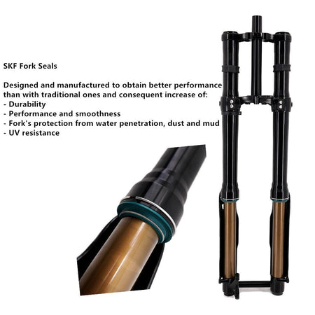 KKE 37MM Aluminum Front Fork Suspension Kit Fit SURRON Light Bee, E-Ride Pro-SS, Talaria Sting MX3/MX4/R (Collective) - Pinned Electric