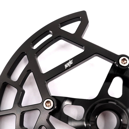 KKE Aluminum Front Brake Disc Guard Fit SURRON Light Bee - X and RAWRR Mantis, Mantis X 2019 - 2024 - Pinned Electric