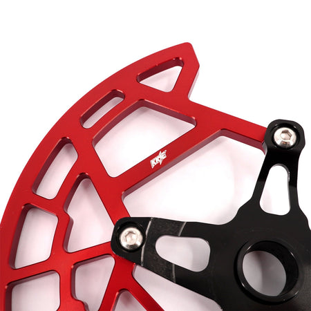 KKE Aluminum Front Brake Disc Guard Fit SURRON Light Bee - X and RAWRR Mantis, Mantis X 2019 - 2024 - Pinned Electric