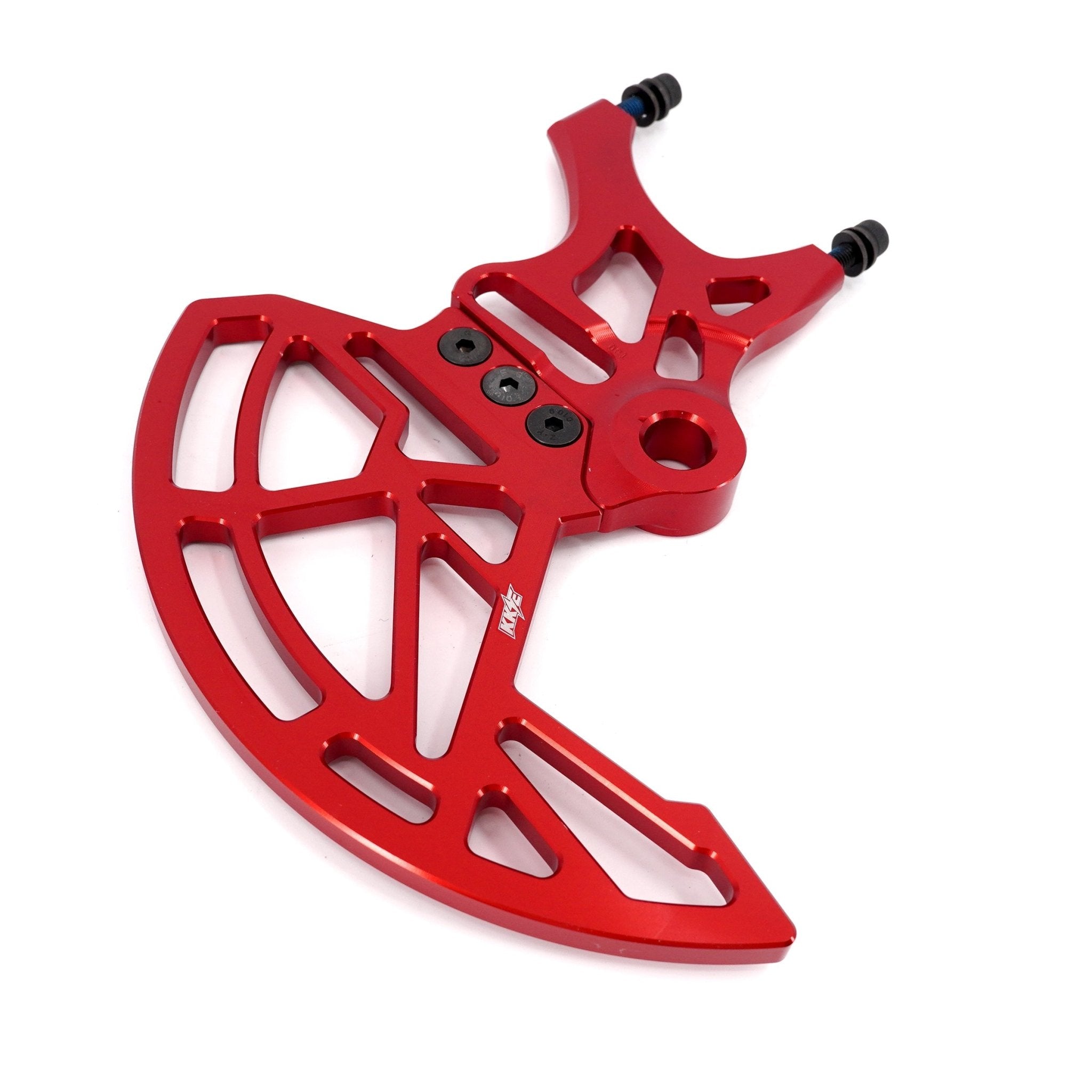 KKE Aluminum Rear Brake Disc Guard Fit Rawrr Mantis, Mantis X Red and Black (Collective) - Pinned Electric