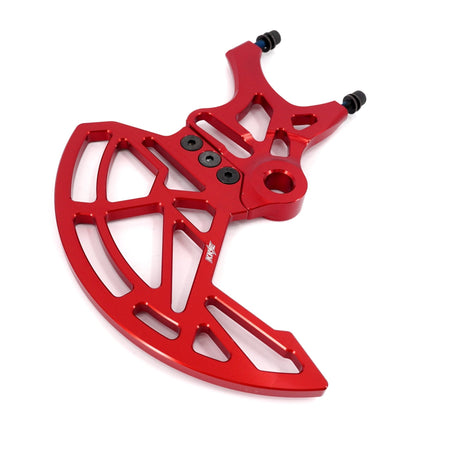 KKE Aluminum Rear Brake Disc Guard Fit Rawrr Mantis, Mantis X Red and Black (Collective) - Pinned Electric