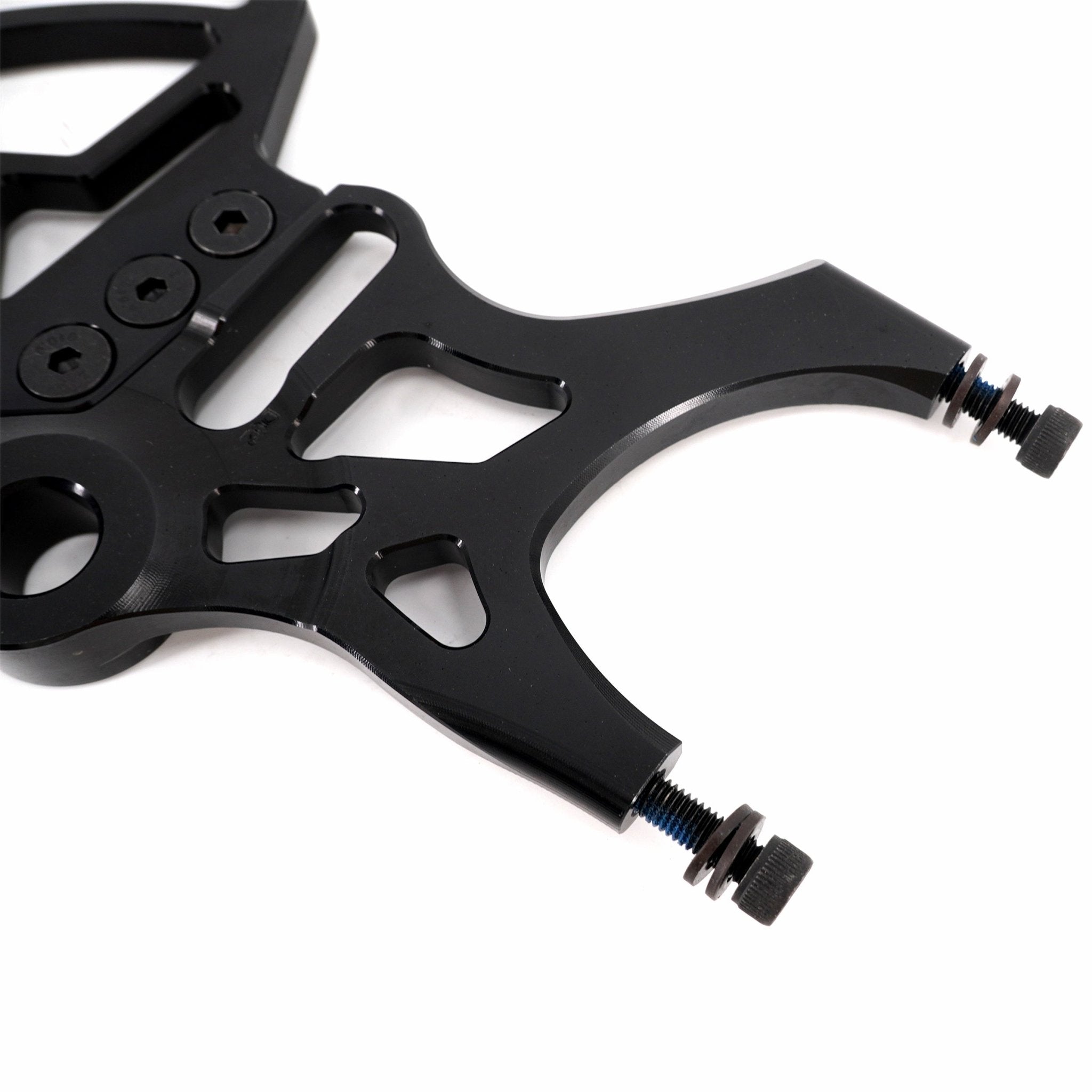 KKE Aluminum Rear Brake Disc Guard Fit Rawrr Mantis, Mantis X Red and Black (Collective) - Pinned Electric