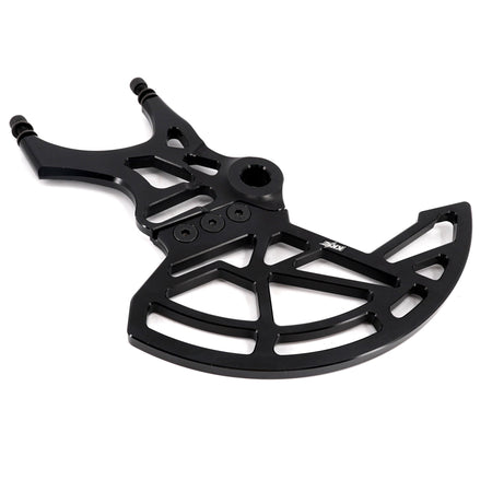KKE Aluminum Rear Brake Disc Guard Fit Rawrr Mantis, Mantis X Red and Black (Collective) - Pinned Electric