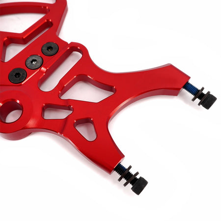 KKE Aluminum Rear Brake Disc Guard Fit Rawrr Mantis, Mantis X Red and Black (Collective) - Pinned Electric