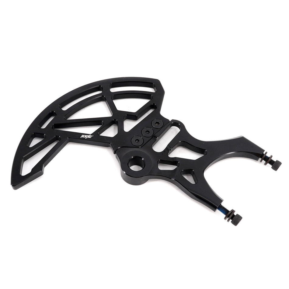 KKE Aluminum Rear Brake Disc Guard Fit Rawrr Mantis, Mantis X Red and Black (Collective) - Pinned Electric