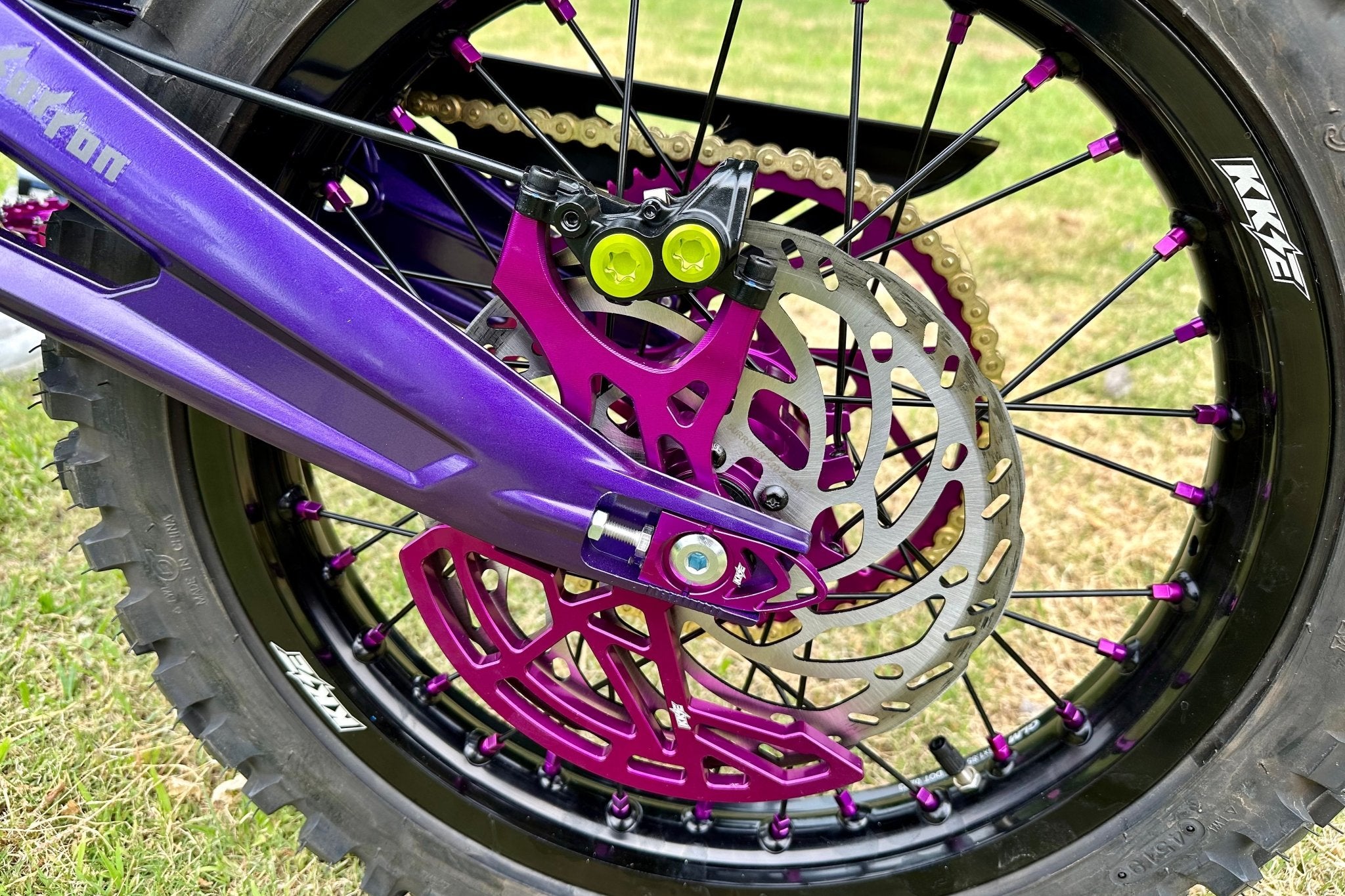 KKE Aluminum Rear Brake Disc Guard Fit SURRON Ultra Bee 2023 - 2025 - Pinned Electric