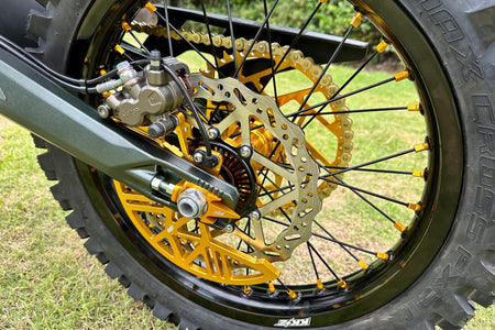 KKE Aluminum Rear Brake Disc Guard Fit SURRON Ultra Bee 2023 - 2025 - Pinned Electric