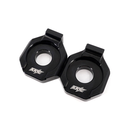 KKE Axle Chain Adjuster Blocks Fit Rawrr Mantis, Mantis X Black and Red - Pinned Electric
