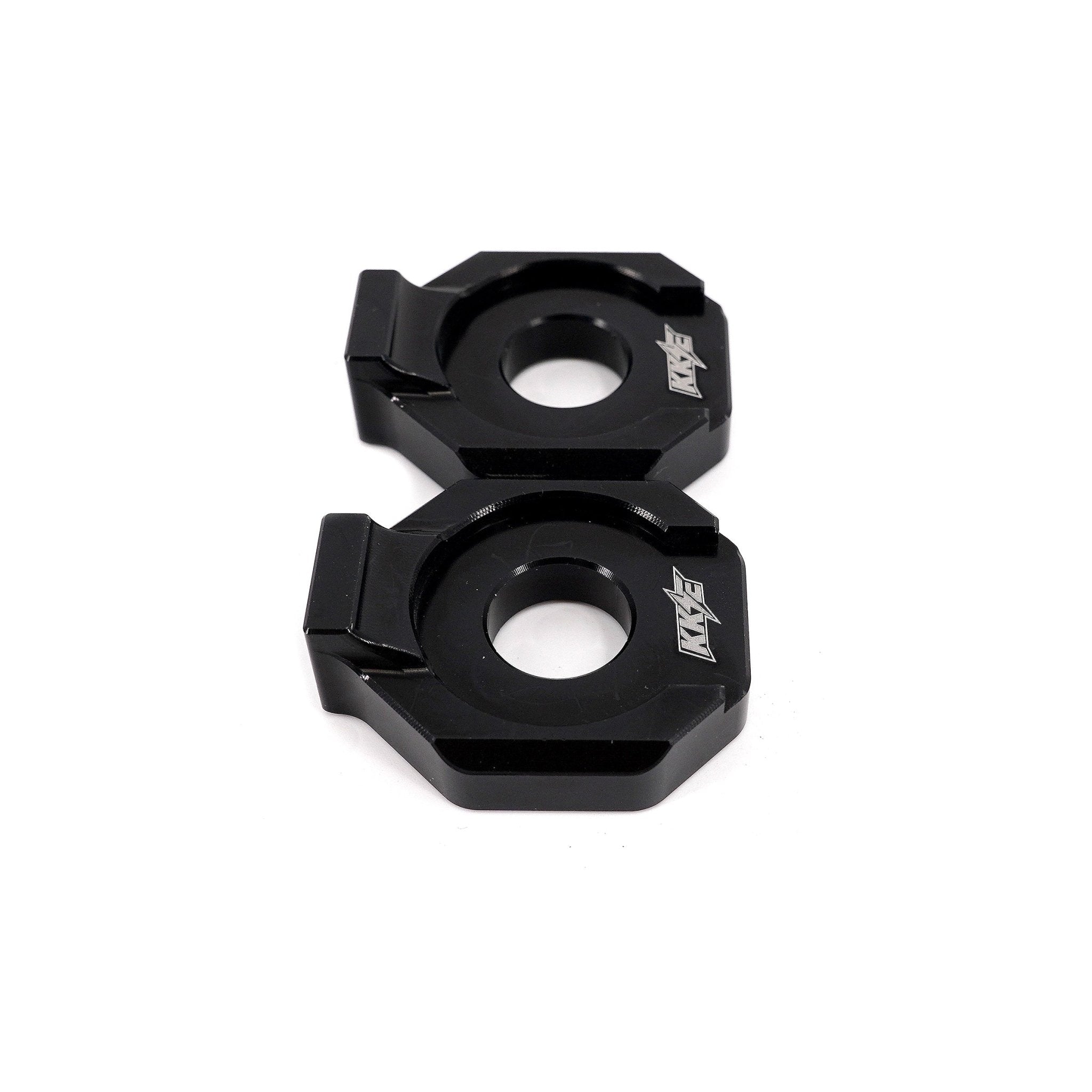 KKE Axle Chain Adjuster Blocks Fit Rawrr Mantis, Mantis X Black and Red - Pinned Electric
