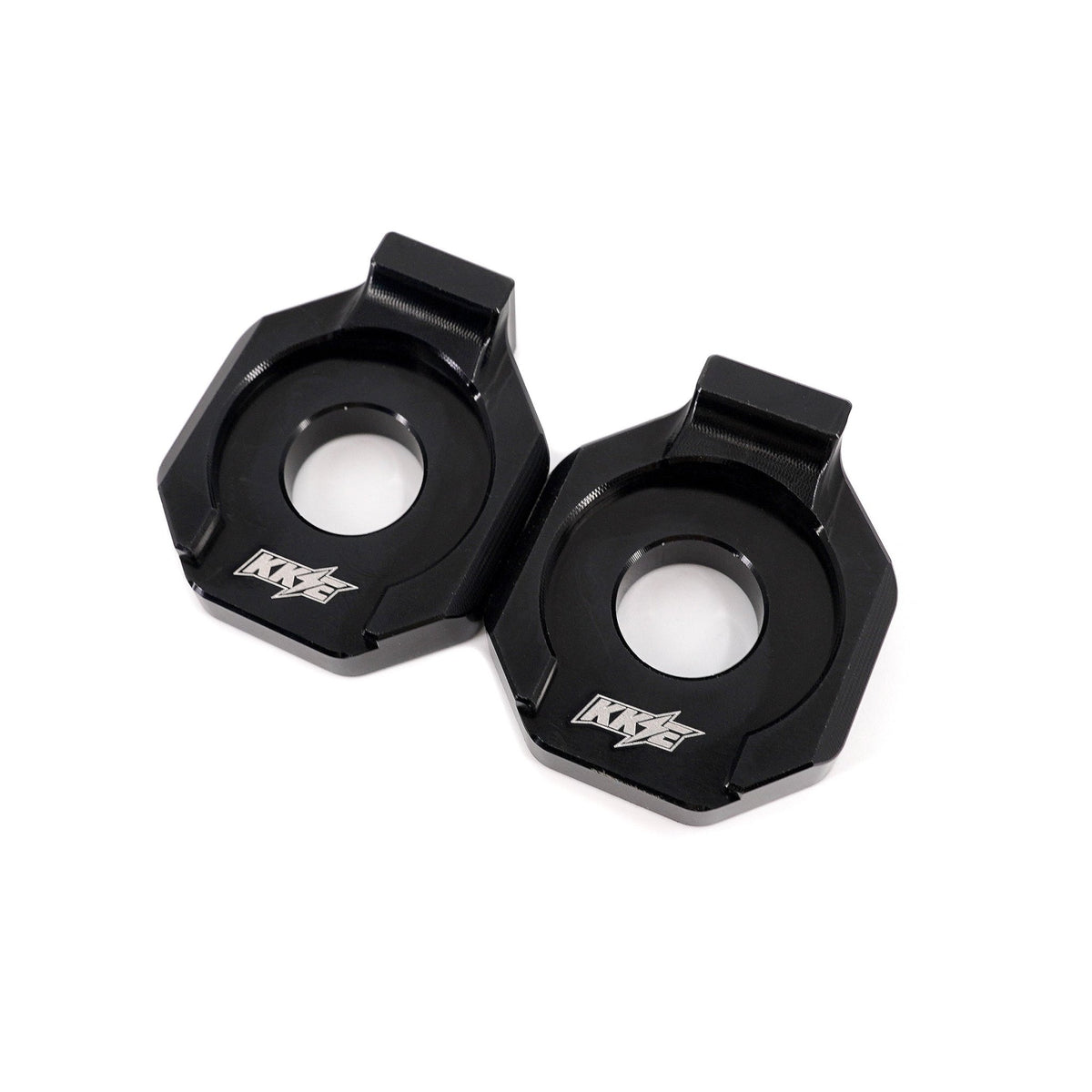 KKE Axle Chain Adjuster Blocks Fit Rawrr Mantis, Mantis X Black and Red - Pinned Electric