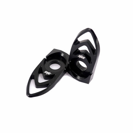 KKE Axle Chain Adjuster Blocks Fit SURRON Light Bee - X, E - Ride Pro SS, Talaria MX3/MX4 - Pinned Electric