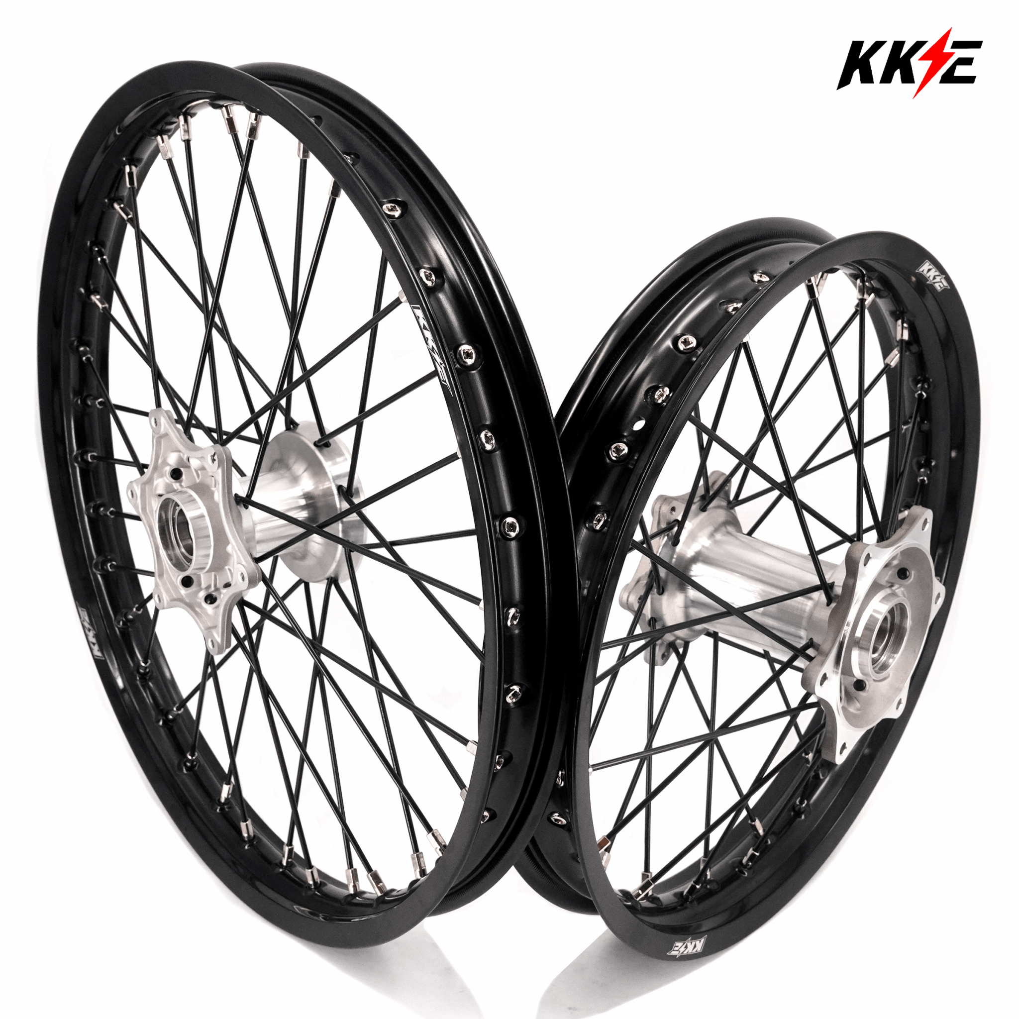 KKE Enduro 1.6*21" & 2.15*18" Cast Hub Electric Dirtbike Alloy Wheels Rims Fit STARK VARG MX EX - Pinned Electric