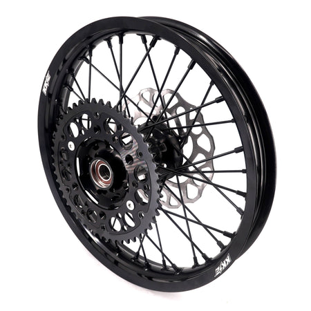 KKE Enduro 1.6*21" & 2.15*18" CNC Hub Electric Dirtbike Alloy Wheels Rims Fit STARK VARG MX EX All Black - Pinned Electric