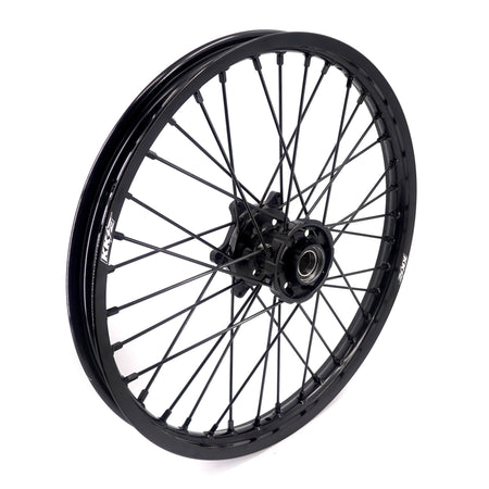 KKE Enduro 1.6*21" & 2.15*18" CNC Hub Electric Dirtbike Alloy Wheels Rims Fit STARK VARG MX EX All Black - Pinned Electric