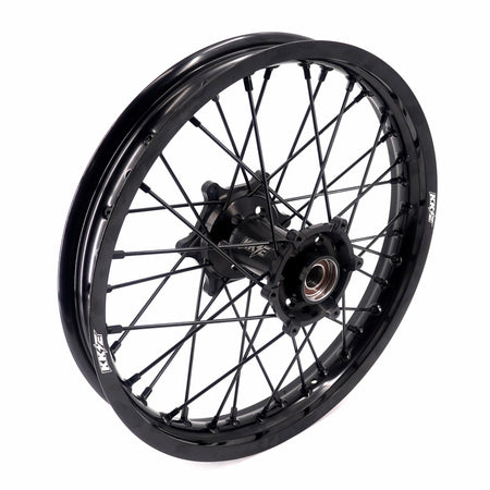 KKE Enduro 1.6*21" & 2.15*18" CNC Hub Electric Dirtbike Alloy Wheels Rims Fit STARK VARG MX EX All Black - Pinned Electric