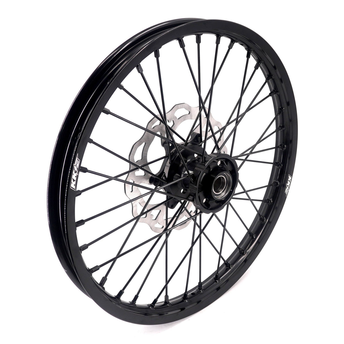 KKE Enduro 1.6*21" & 2.15*18" CNC Hub Electric Dirtbike Alloy Wheels Rims Fit STARK VARG MX EX All Black - Pinned Electric