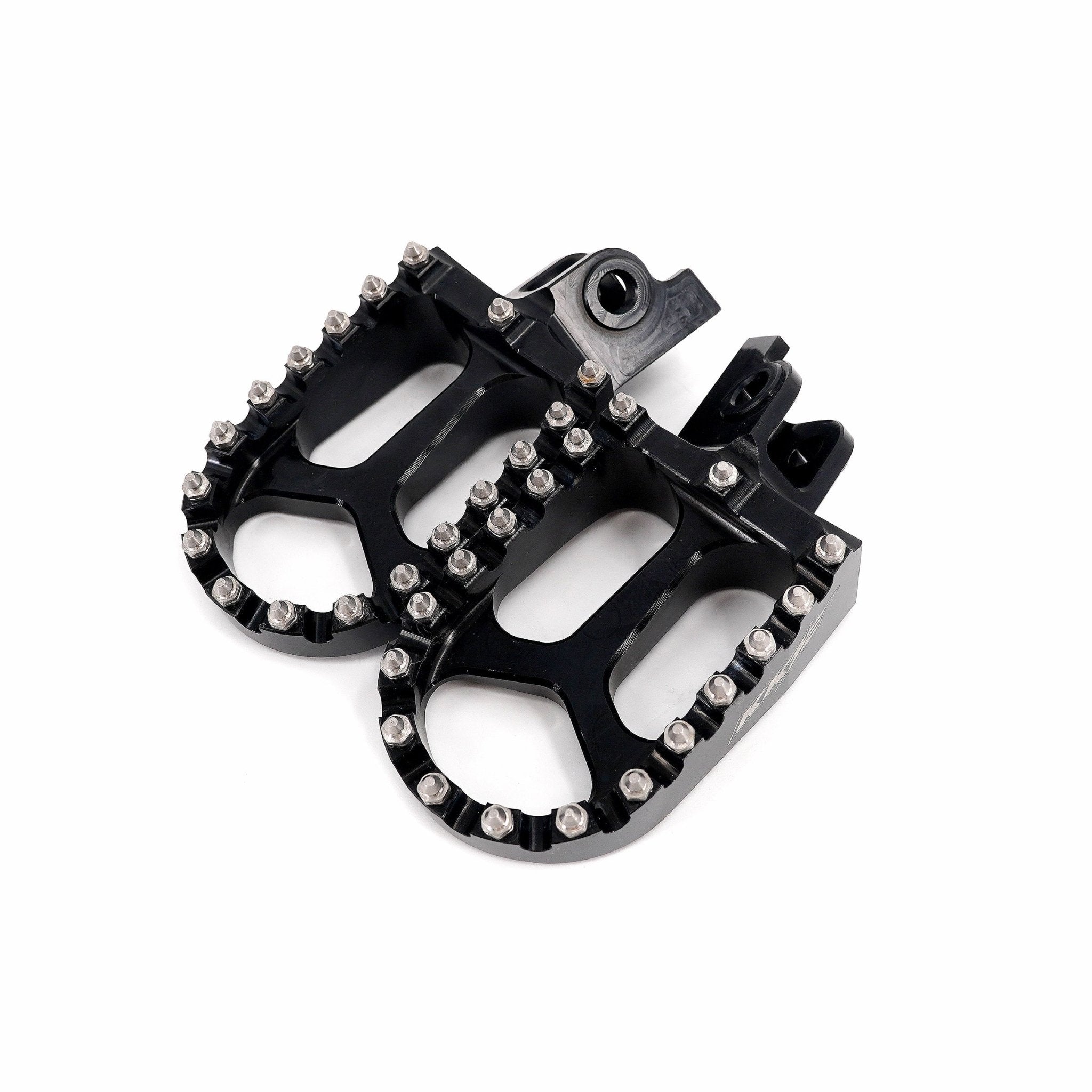 KKE Footpegs Billet Foot Rest For Rawrr Mantis, Mantis X, Red and Black (Collective) - Pinned Electric