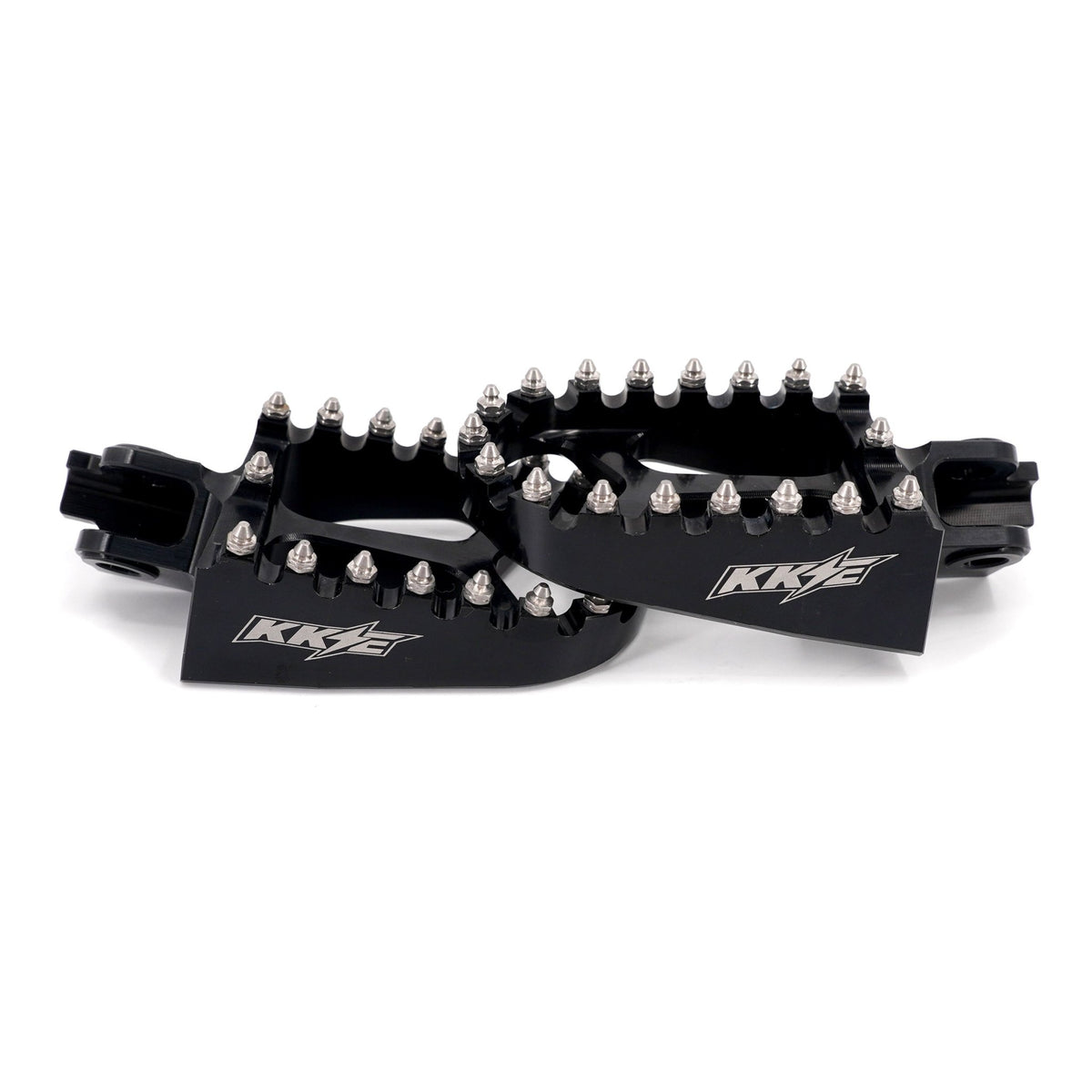KKE Footpegs Billet Foot Rest For Rawrr Mantis, Mantis X, Red and Black (Collective) - Pinned Electric