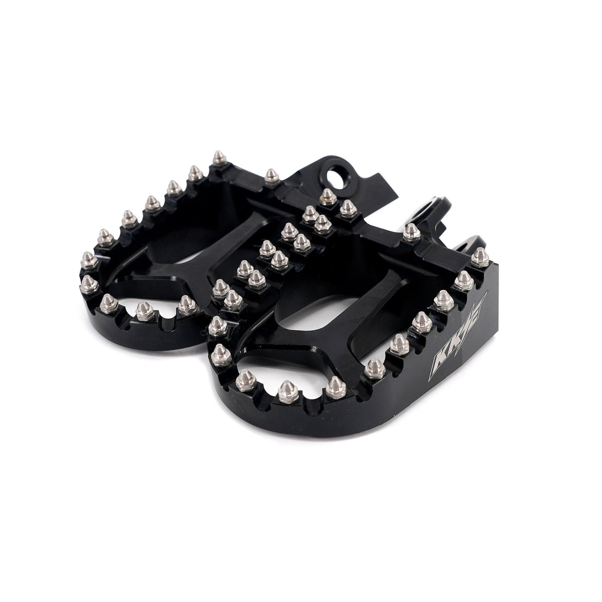 KKE Footpegs Billet Foot Rest For Rawrr Mantis, Mantis X, Red and Black (Collective) - Pinned Electric
