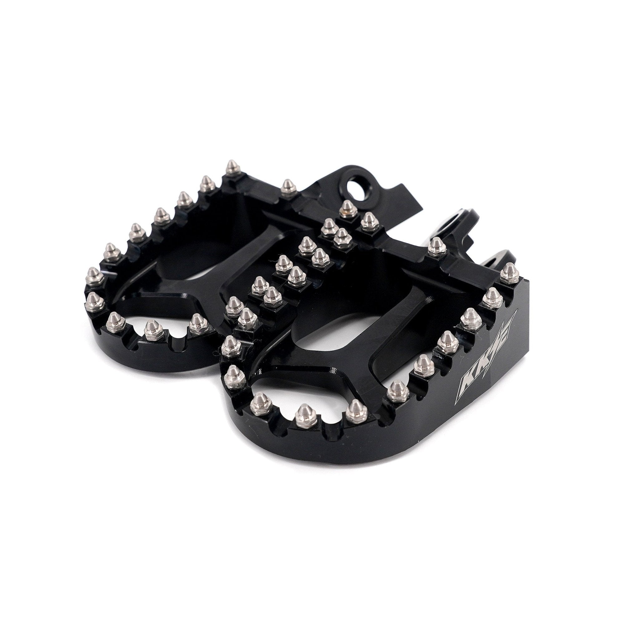 KKE Footpegs Billet Foot Rest For Rawrr Mantis, Mantis X, Red and Black (Collective) - Pinned Electric