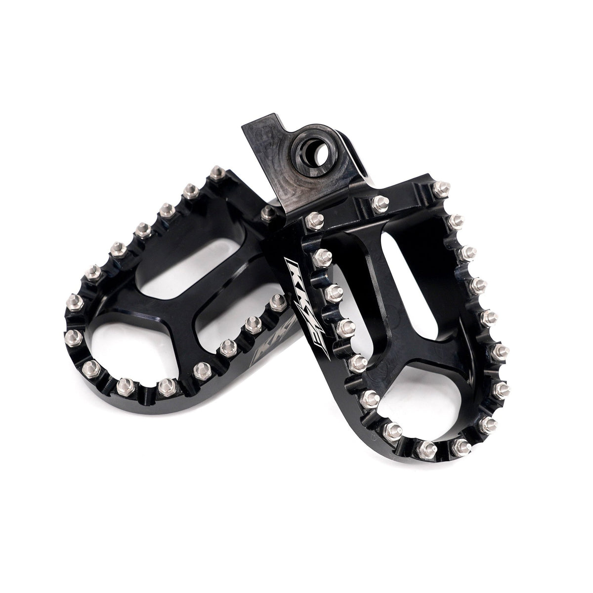 KKE Footpegs Billet Foot Rest For Rawrr Mantis, Mantis X, Red and Black (Collective) - Pinned Electric