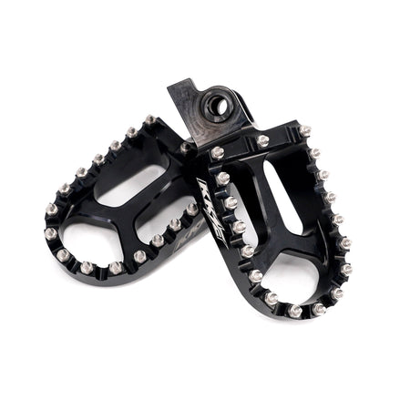KKE Footpegs Billet Foot Rest For Rawrr Mantis, Mantis X, Red and Black (Collective) - Pinned Electric