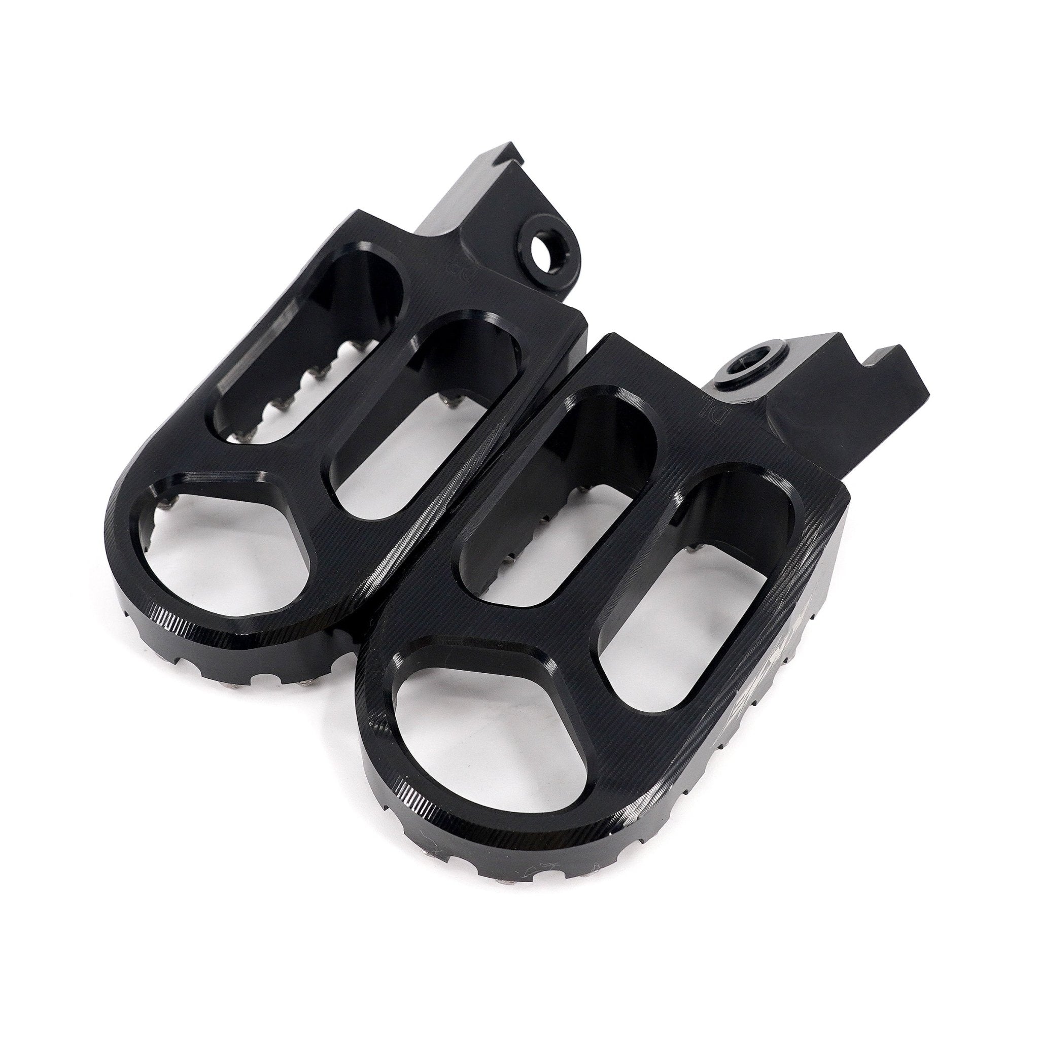 KKE Footpegs Billet Foot Rest For Rawrr Mantis, Mantis X, Red and Black (Collective) - Pinned Electric