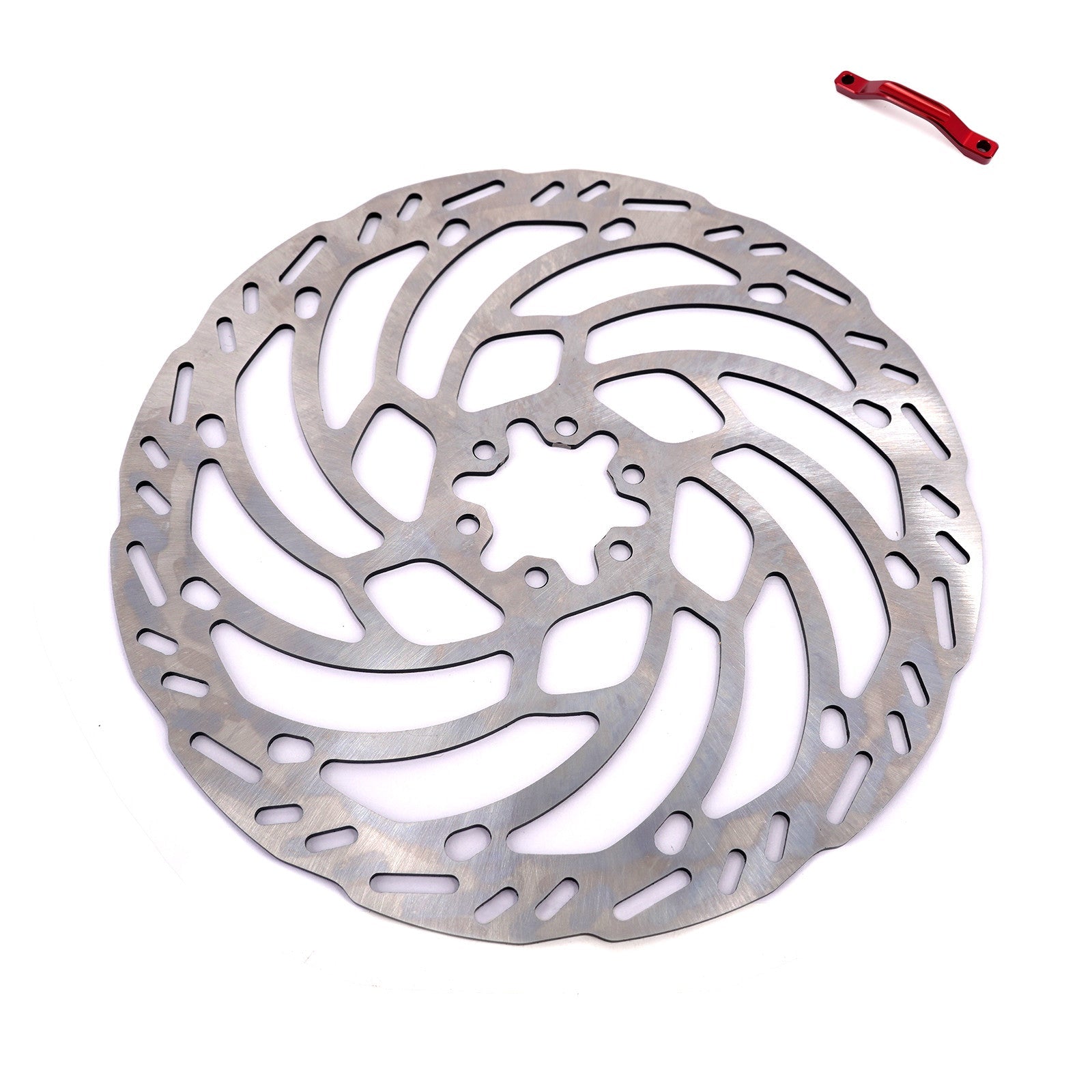 KKE Front 220MM Disc with Adapter For Surron Light Bee X, Segway X160/X260, E - Ride Pros SS, Talaria MX3 - Pinned Electric