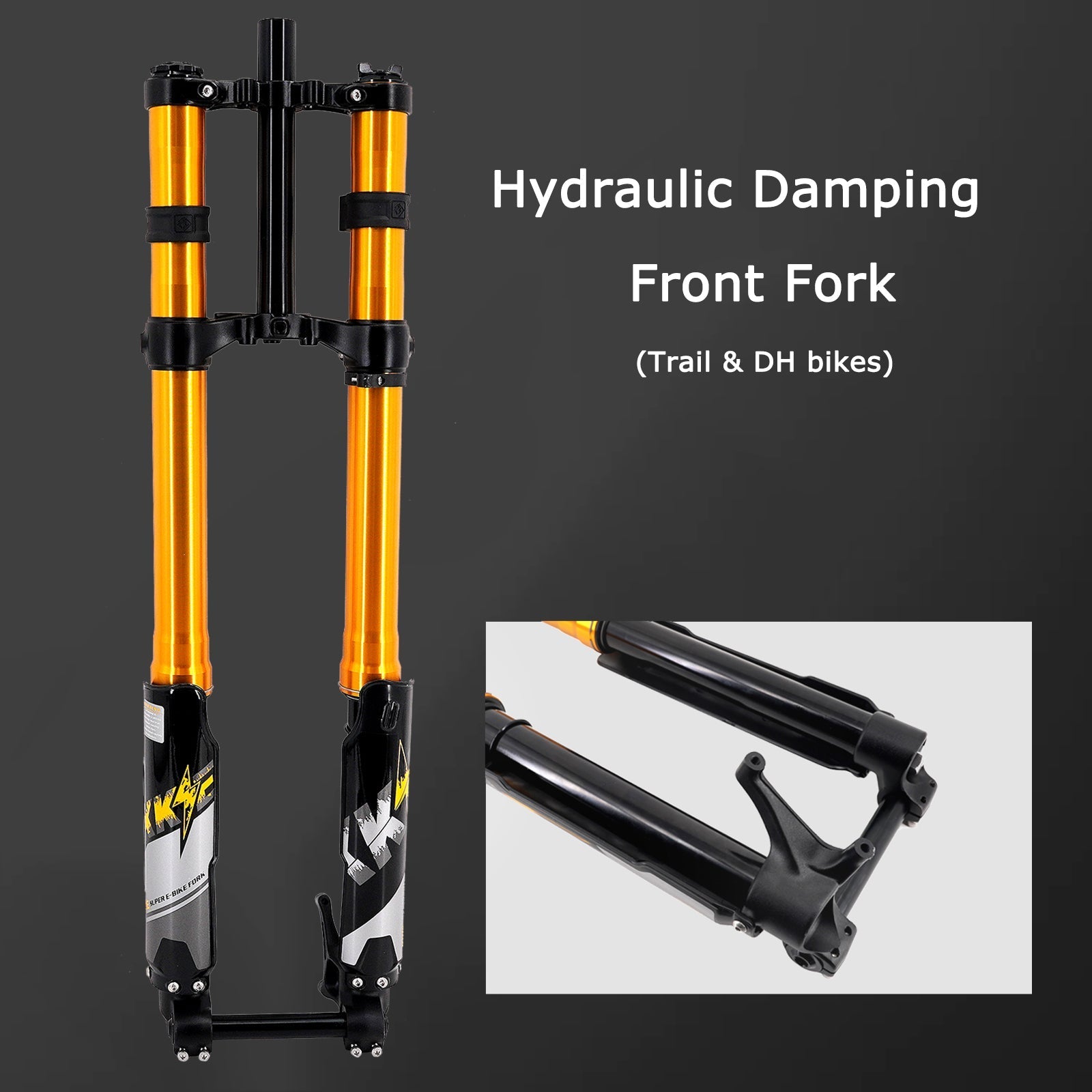 KKE Front Fork Suspension Fit SURRON Light Bee, E-Ride Pro-SS, Talaria Sting MX3/MX4/R (Collective) - Pinned Electric