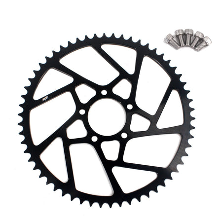 KKE Rear 54T Aluminum Sprocket For SurRon Light Bee - X, Rawrr Mantis, Mantis X, E - Ride Pro SS - Pinned Electric