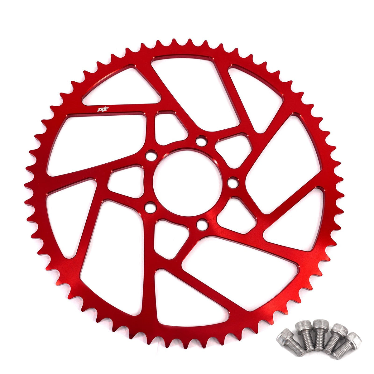 KKE Rear 54T Aluminum Sprocket For SurRon Light Bee - X, Rawrr Mantis, Mantis X, E - Ride Pro SS - Pinned Electric