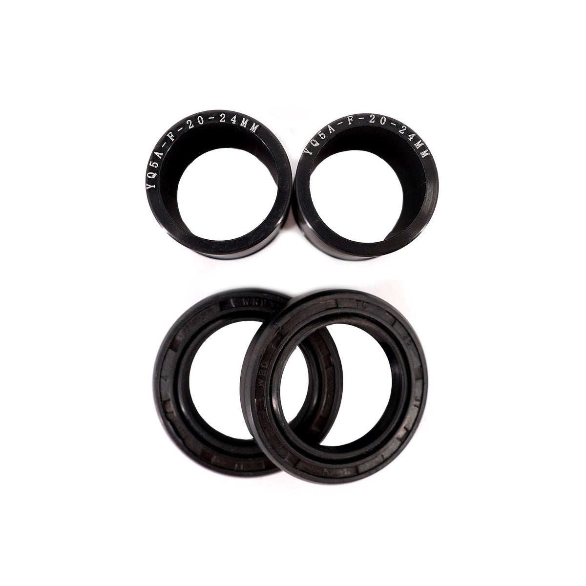 KKE Replacement Front Billet Bushing Spacers Kit Fit Surron Ultra Bee 2023 - 2025 Black - Pinned Electric
