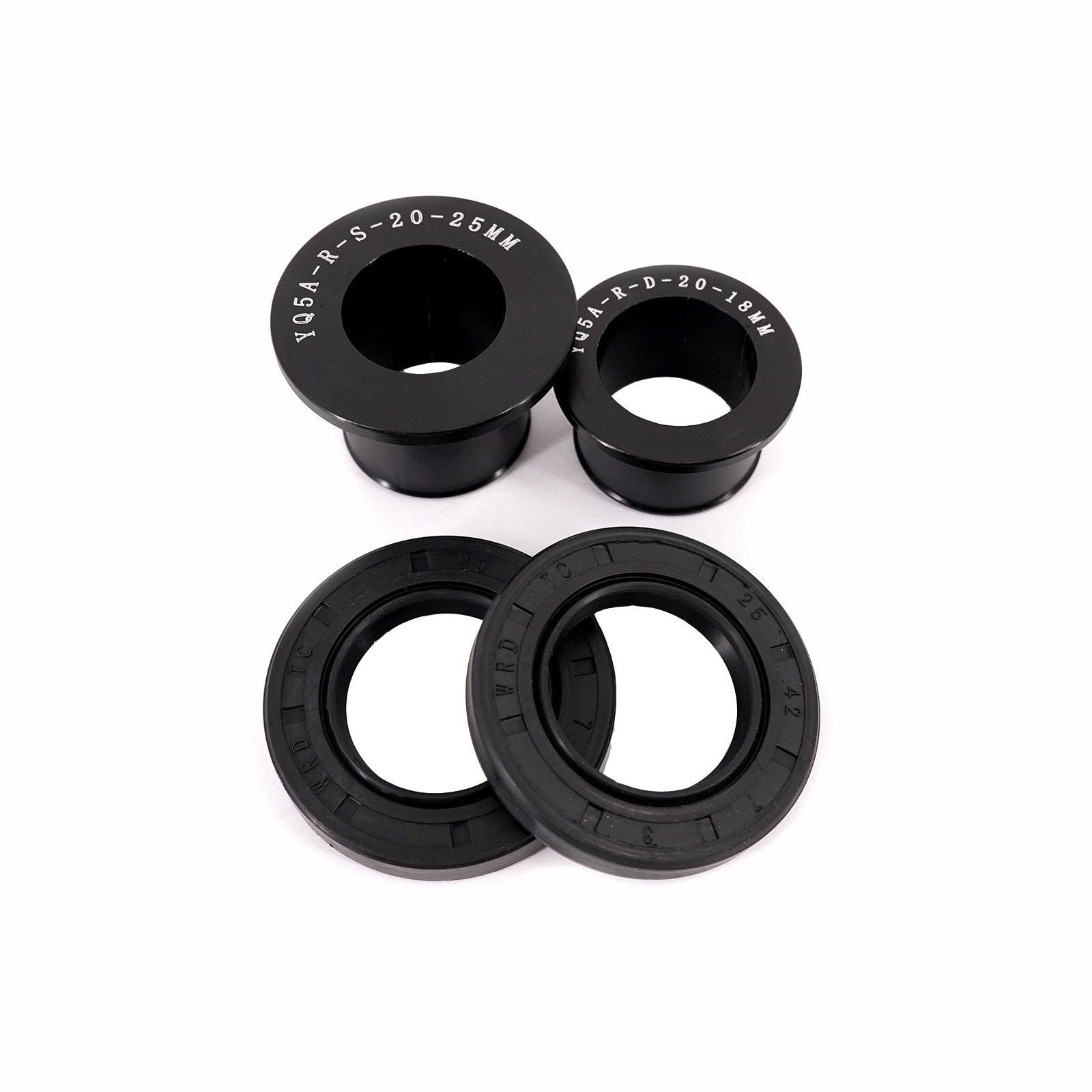 KKE Replacement Rear Billet Bushing Spacers Kit Fit Surron Ultra Bee 2023 - 2025 Black - Pinned Electric