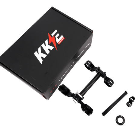 KKE Widen Drop Crown Triple Tree Clamp Kit For SurRon Light Bee, KKE 35MM Front Suspension Fork - Pinned Electric