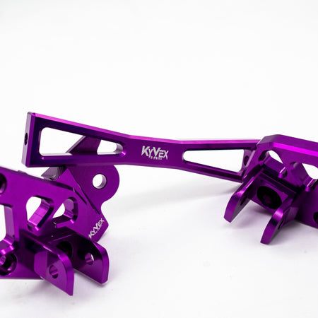 KyVex Billet Footpeg Bracket Compatible w/ E-Ride Pro SS 3.0/4.0 and SR - Pinned Electric