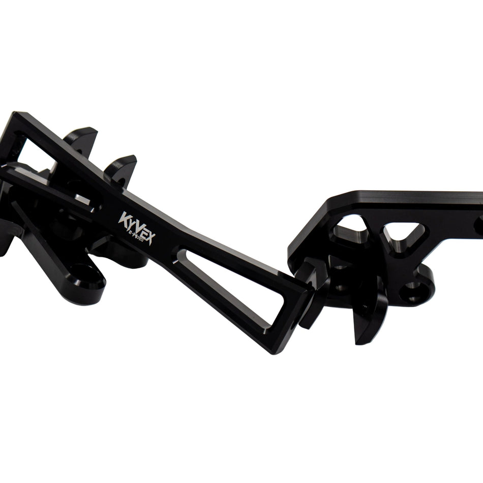 KyVex Billet Footpeg Bracket Compatible w/ E-Ride Pro SS 3.0/4.0 and SR - Pinned Electric