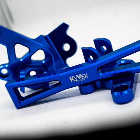 KyVex Billet Footpeg Bracket Compatible w/ E-Ride Pro SS 3.0/4.0 and SR - Pinned Electric