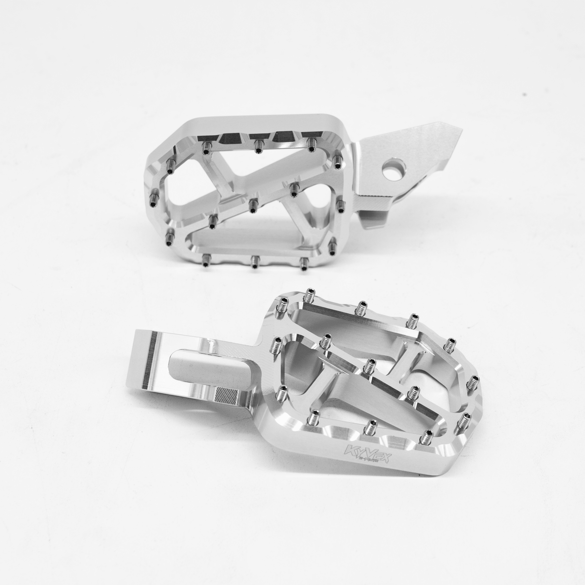 KyVex Billet Wide Foot Pegs - Ultra Bee Compatible - Pinned Electric