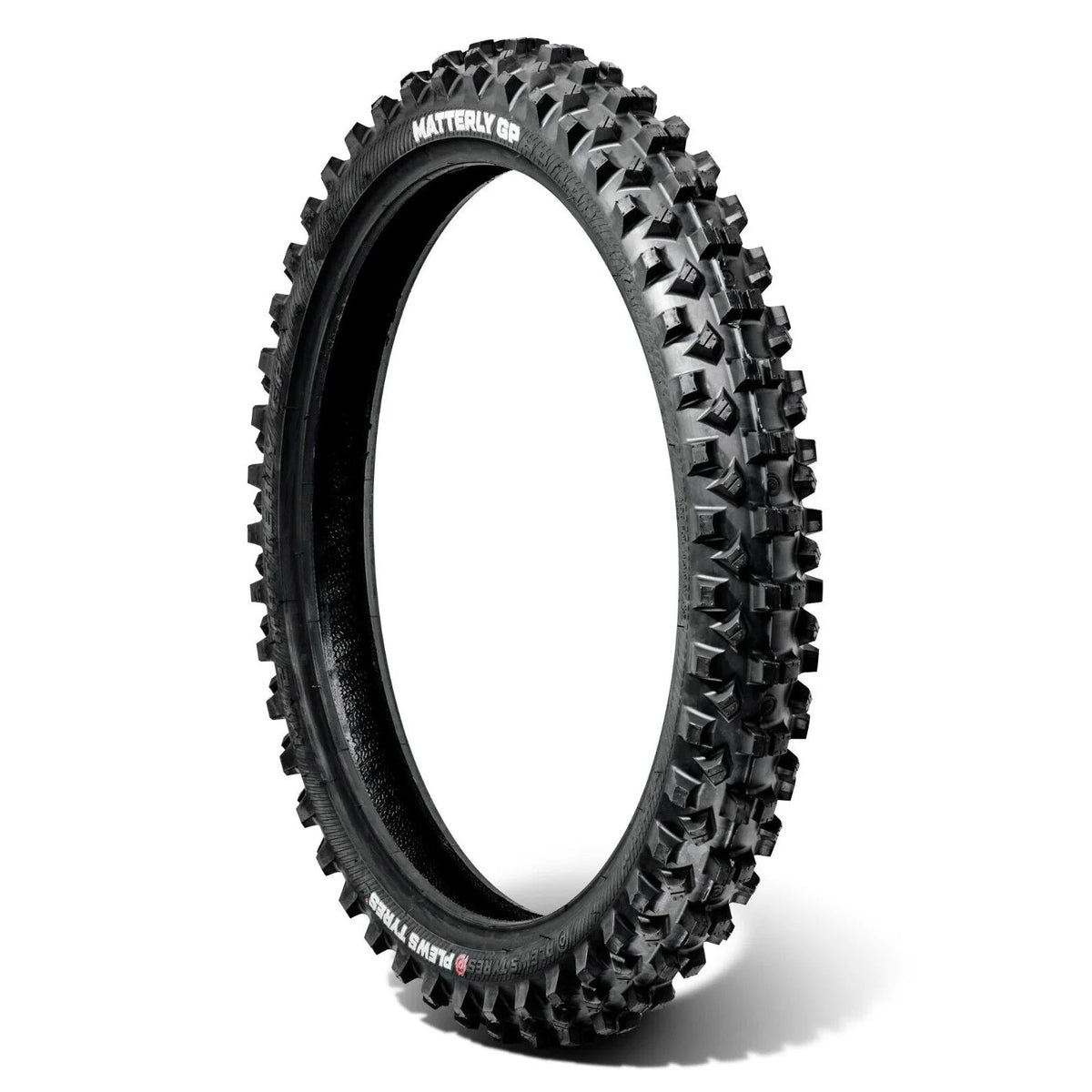 Plews Tyres - MX2 MATTERLY GP - Intermediate - All Terrain Motocross Front Tire - Pinned Electric