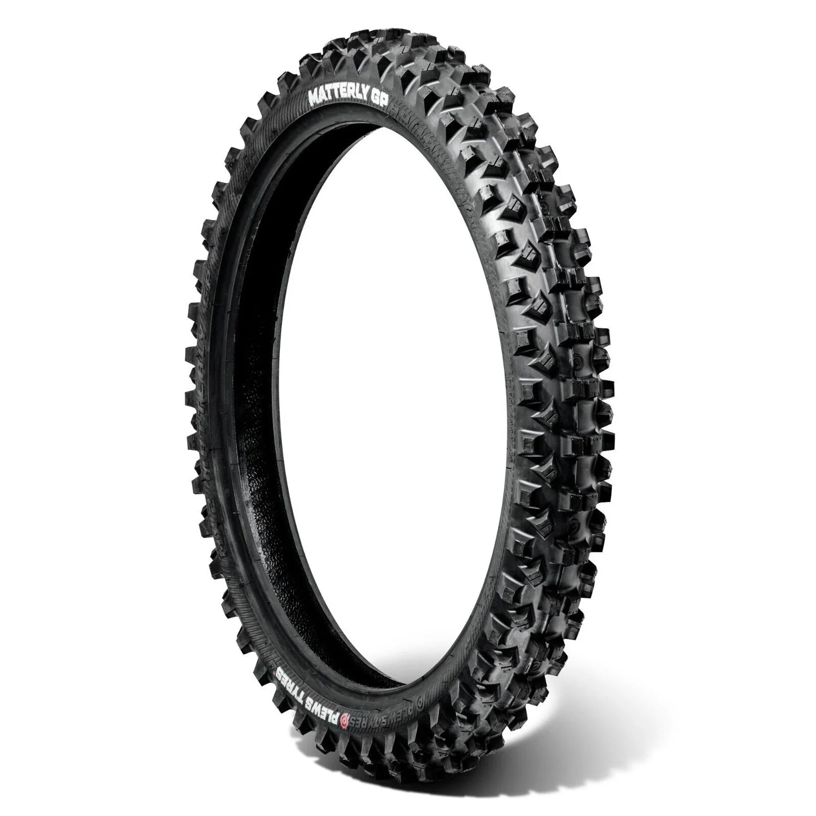 Plews Tyres - MX2 MATTERLY GP - Intermediate - All Terrain Motocross Front Tire - Pinned Electric