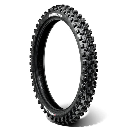 Plews Tyres - MX2 MATTERLY GP - Intermediate - All Terrain Motocross Front Tire - Pinned Electric