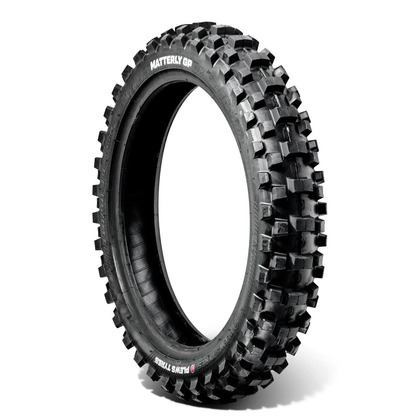 Plews Tyres - MX2 MATTERLY GP - Intermediate - All Terrain Motocross Rear Tire - Pinned Electric