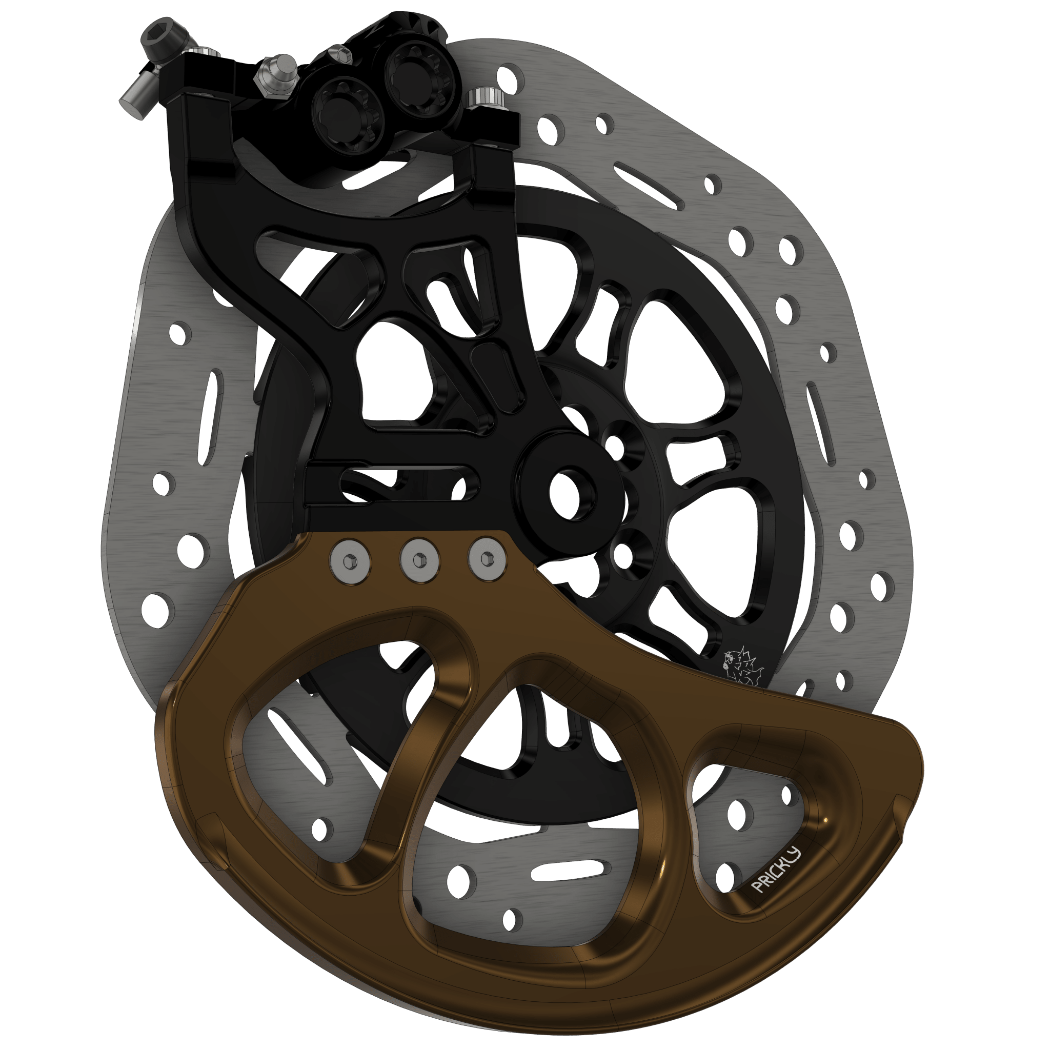 Prickly Disc Guard Fin - Pinned Electric