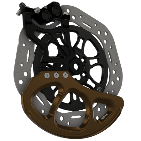 Prickly Disc Guard Fin - Pinned Electric