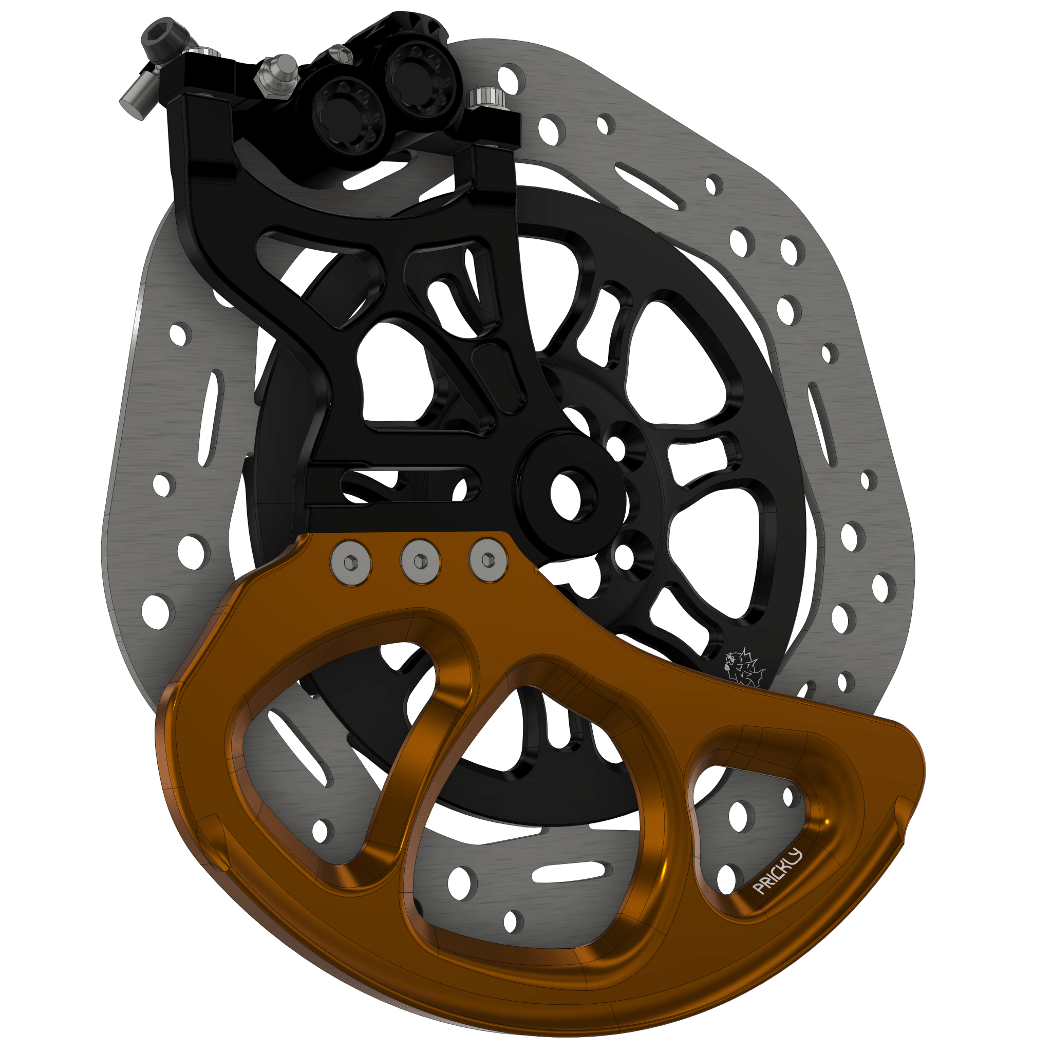 Prickly Disc Guard Fin - Pinned Electric
