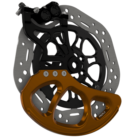 Prickly Disc Guard Fin - Pinned Electric