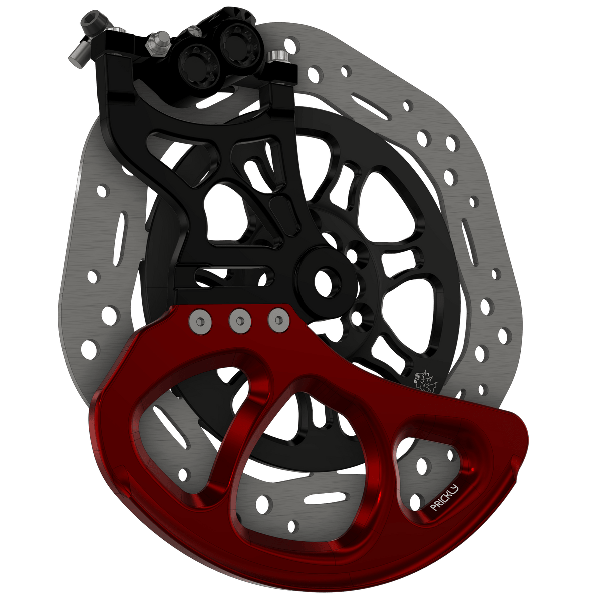 Prickly Disc Guard Fin - Pinned Electric