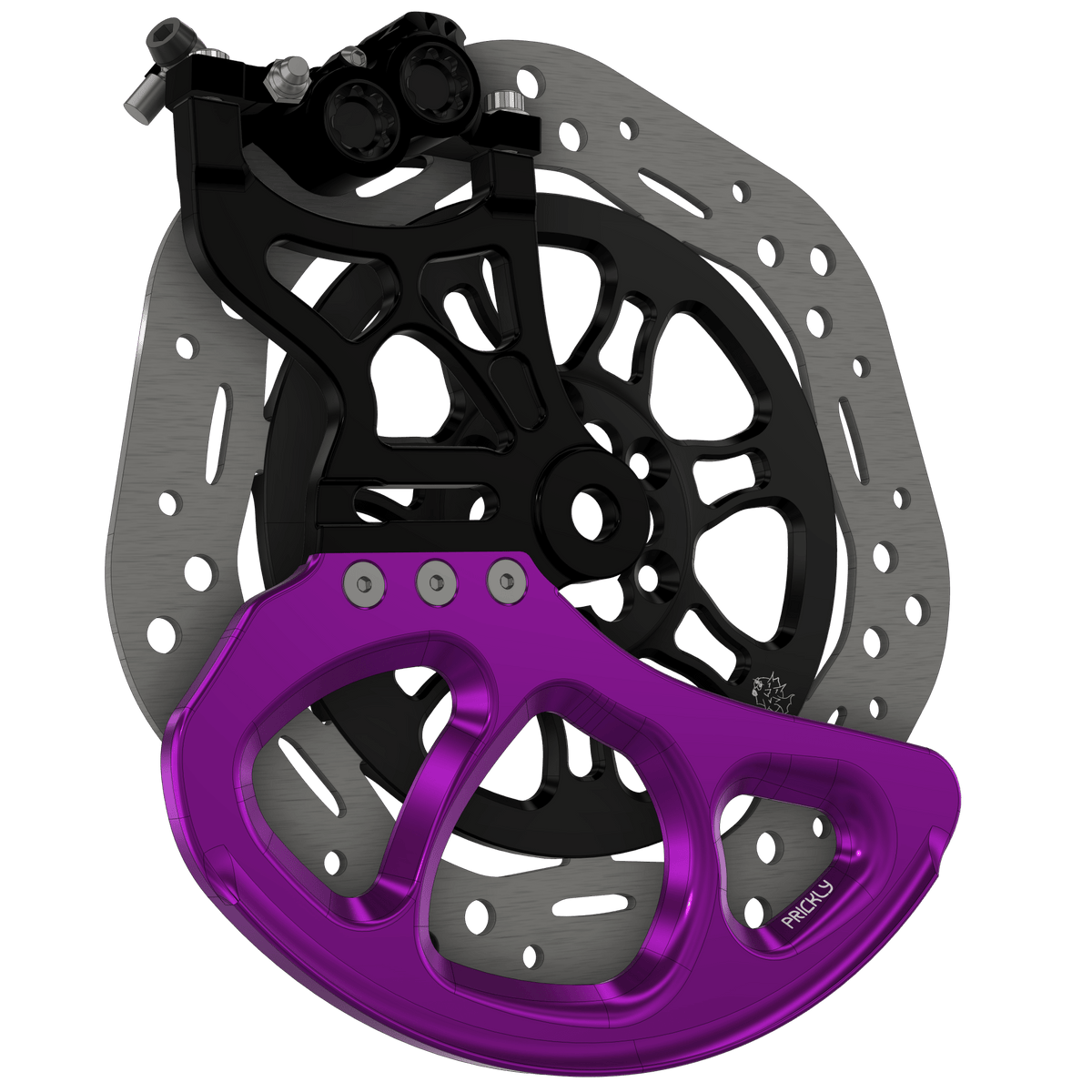 Prickly Disc Guard Fin - Pinned Electric
